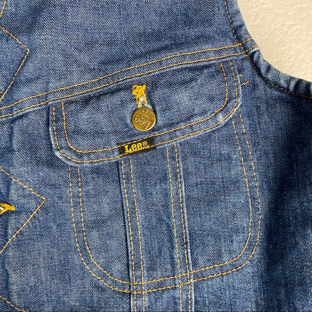 Vintage Storm Rider Lee Denim Sherpa Vest - Picture 2 of 6